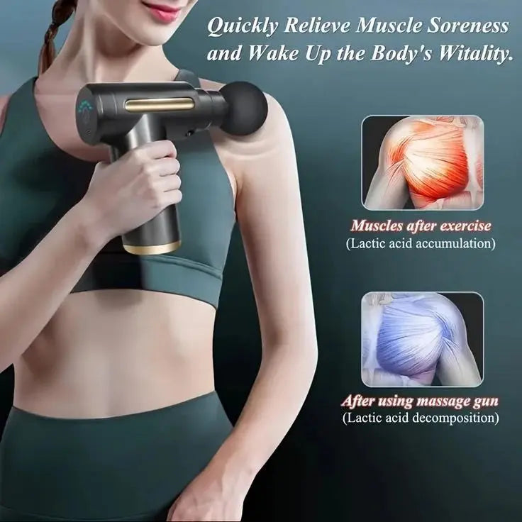 Gun Massager Machine for Pain Relief - Body